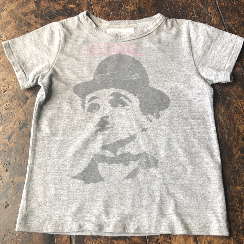 Rare Charlie Chaplin T Shirt from Trico Field.
